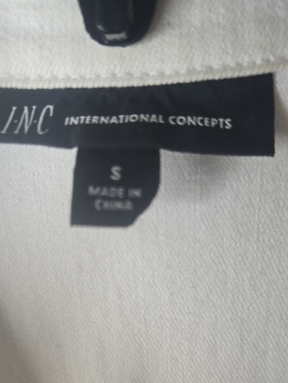 Inc International. Concept Womens Jean Jacket White With Eyelet Cutouts Sz Small - Picture 4 of 6